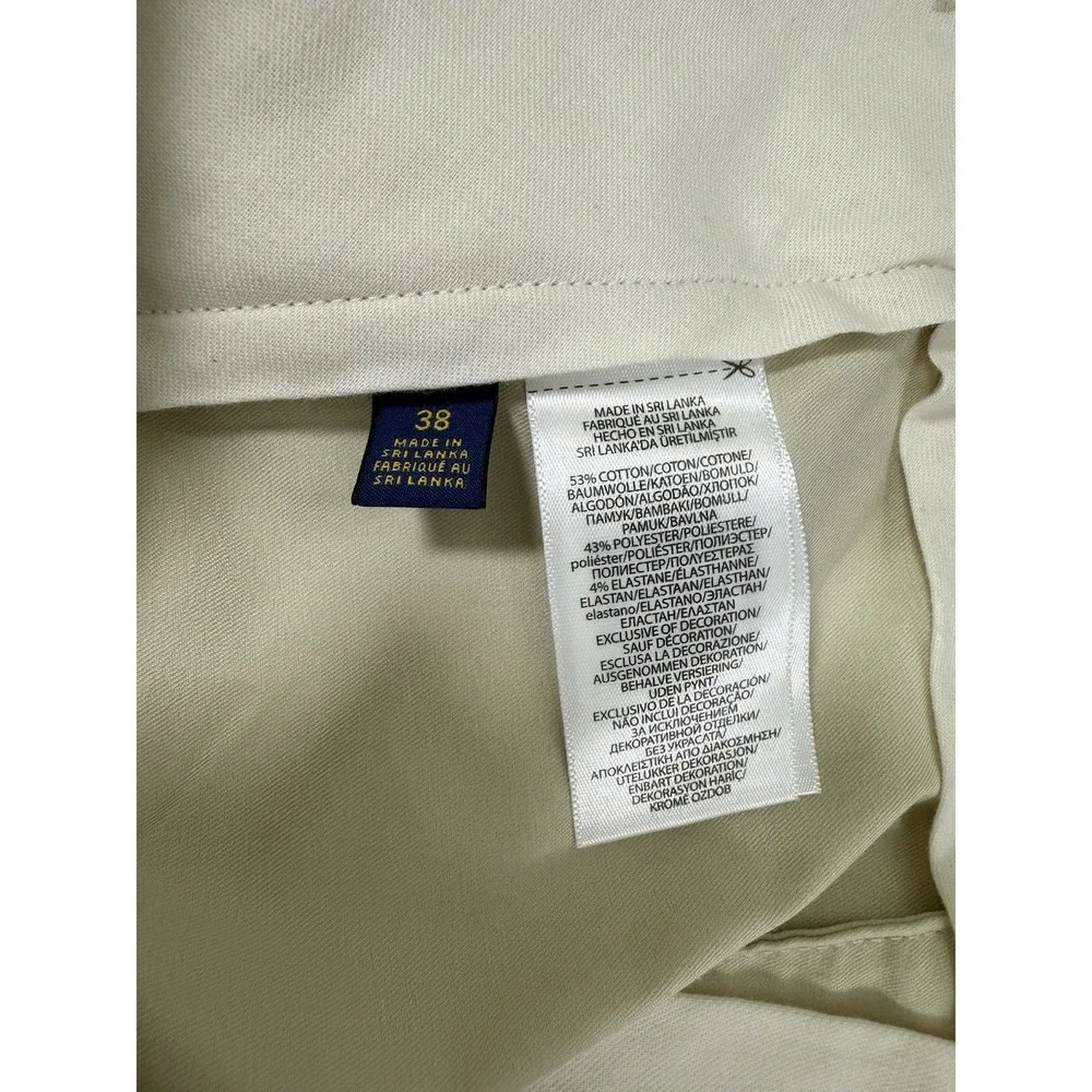 Polo Golf Ralph Lauren Shorts Adult‎ 38 Chino Tan Cotton Twill Stretch Mens